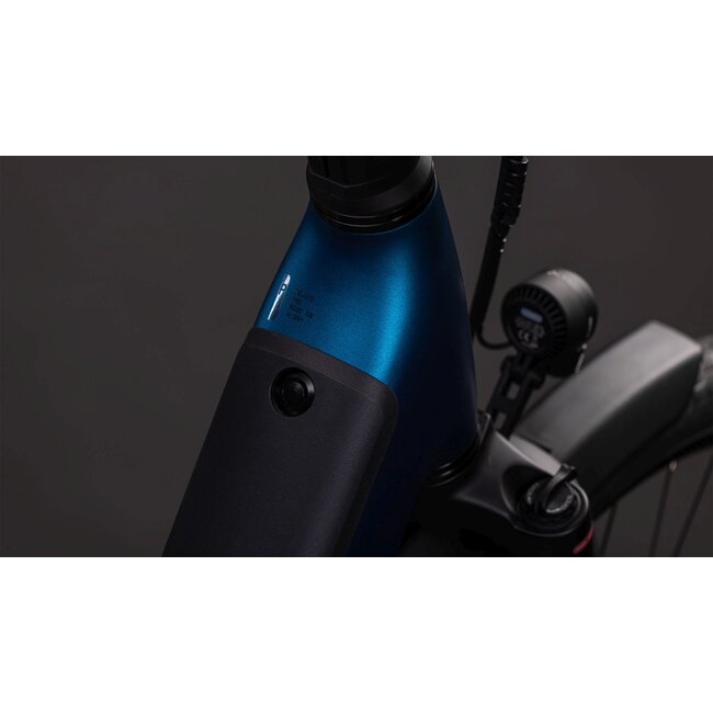 Cube  Supreme Hybrid Deluxe Pro 600 Electricblue/chrome uni 26 inch Blauw