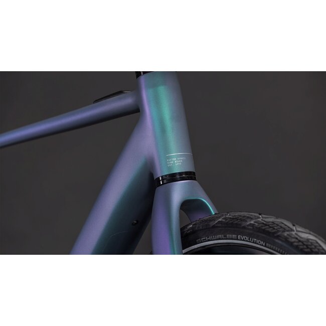 Cube  Editor Hybrid SLT 400x Smaragdgrey/prism uni Grijs 11V