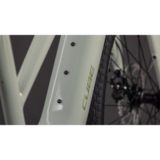 Cube  Editor Hybrid SLX 400x Reedbeige/chrome uni Beige 8V