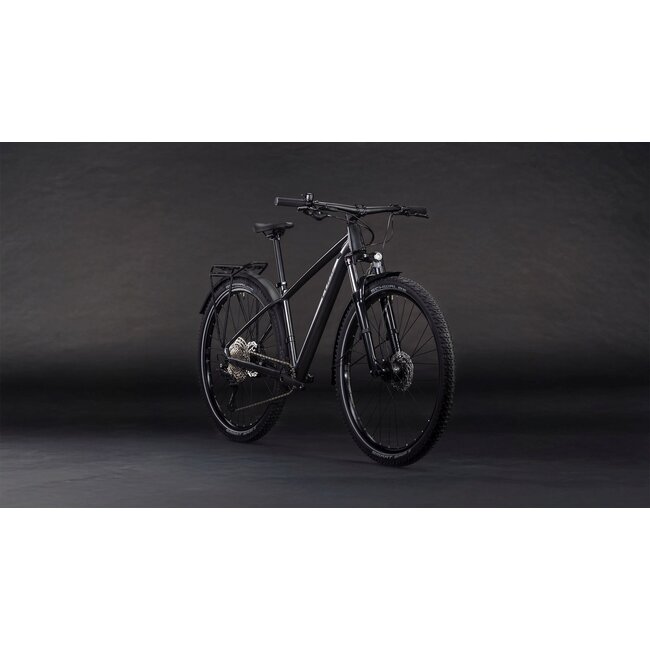 Cube  Aim SLX Fe Slateblack/black MTB 27.5 inch Zwart 12V