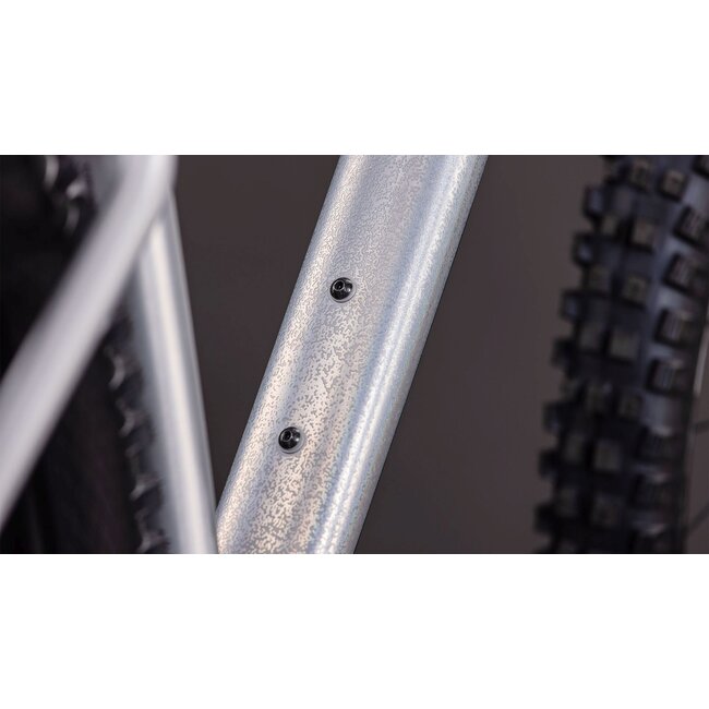 Cube  Reaction Tm One Rawmetal/blue MTB 29 inch Grijs 11V