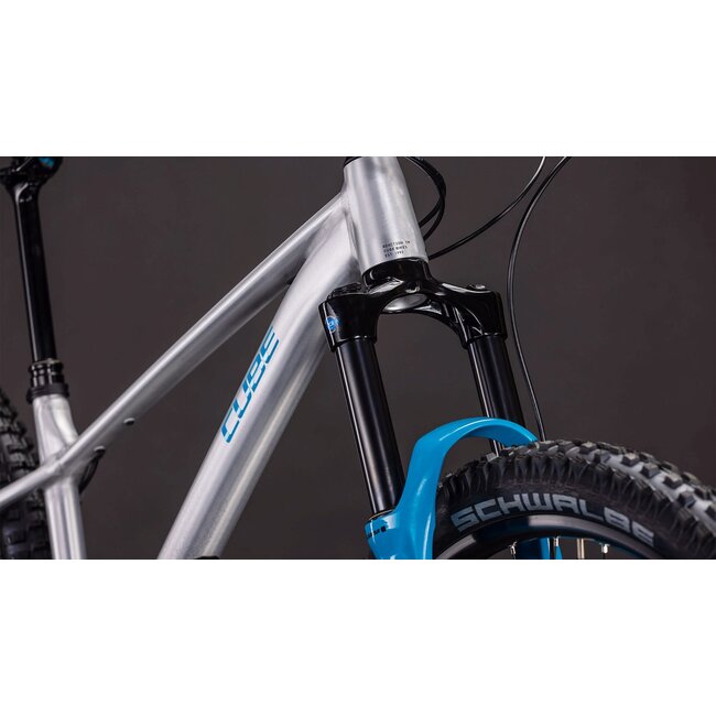 Cube  Reaction Tm One Rawmetal/blue MTB 29 inch Grijs 11V