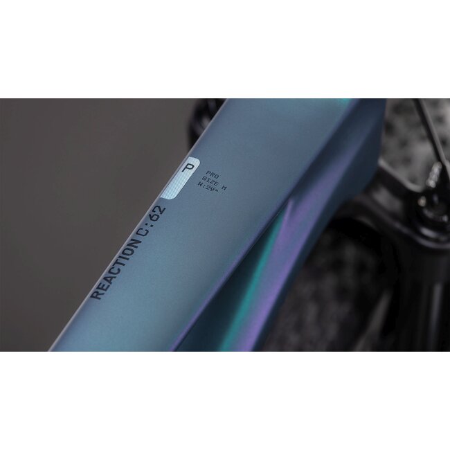 Cube  Reaction C62 Pro Polarlight/black MTB 29 inch Blauw 12V