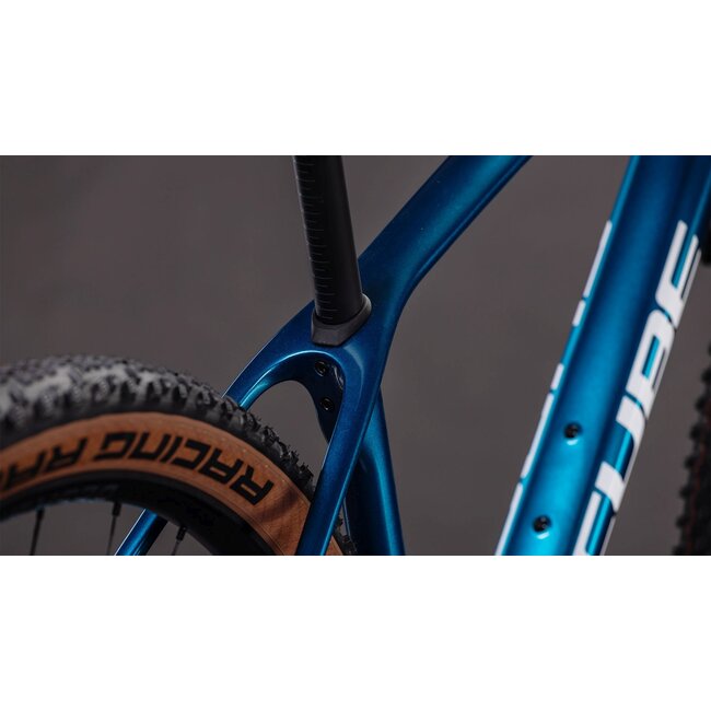 Cube  Reaction C62 SLX Electricblue/white MTB 29 inch Blauw 12V