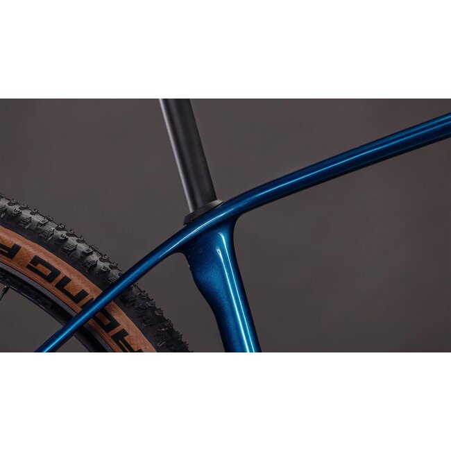 Cube  Reaction C62 SLX Electricblue/white MTB 29 inch Blauw 12V