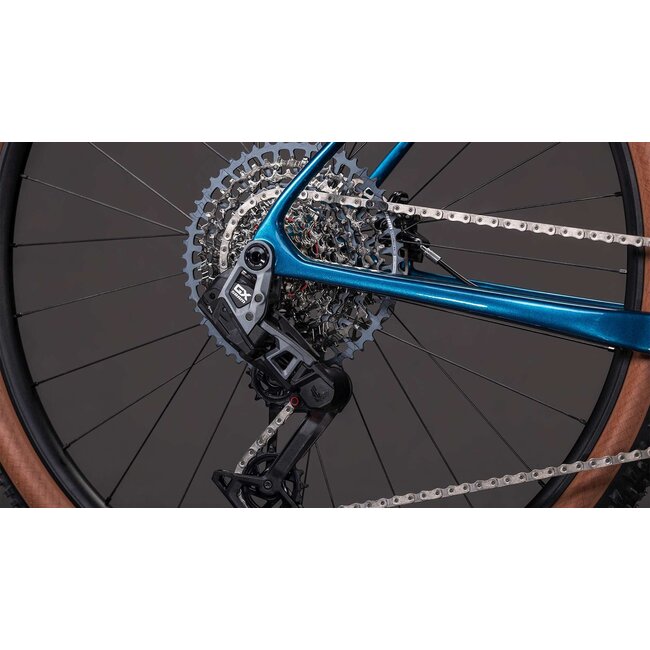 Cube  Reaction C62 SLX Electricblue/white MTB 29 inch Blauw 12V