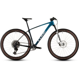 Cube  Phenix C68x Race Chromeblue/liquidblue MTB 29 inch Blauw 12V