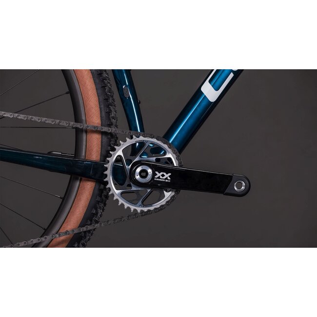 Cube  Phenix C68x Race Chromeblue/liquidblue MTB 29 inch Blauw 12V
