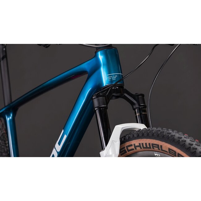 Cube  Phenix C68x Race Chromeblue/liquidblue MTB 29 inch Blauw 12V