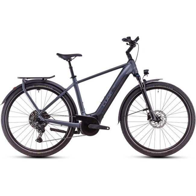 Cube  Touring Hybrid Pro 625 – Elektrische Fiets Metallic Grey/Chrome
