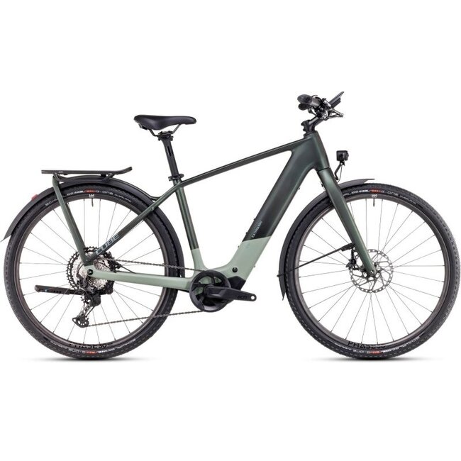 Cube  Kathmandu Hybrid C:62 SLT 400X – Elektrische Fiets 12V Groen