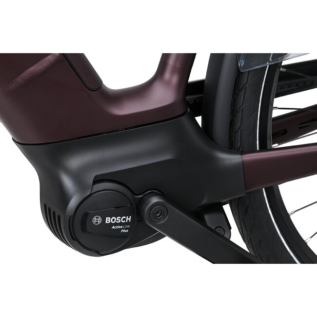 Batavus  Finez PT Exclusive Flex accu Elektrische Damesfiets 8 Burgundy Red matt