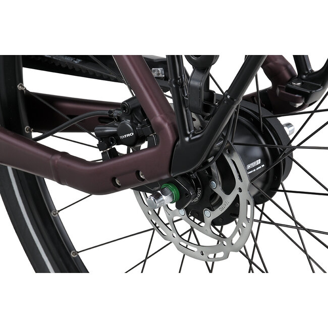 Batavus  Finez PT Exclusive Flex accu Elektrische Damesfiets 8 Burgundy Red matt