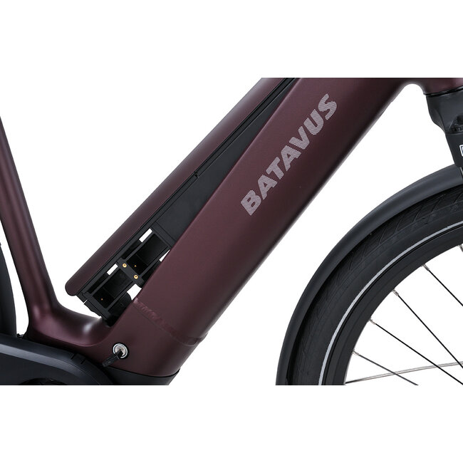 Batavus  Finez PT Exclusive Flex accu Elektrische Damesfiets 8 Burgundy Red matt