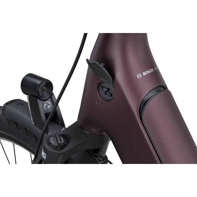 Batavus  Finez PT Exclusive Flex accu Elektrische Damesfiets 8 Burgundy Red matt