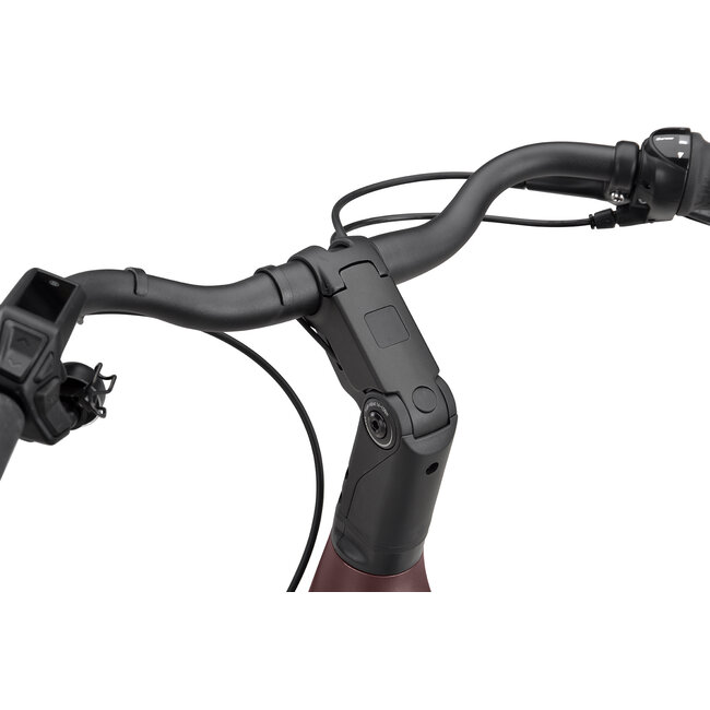 Batavus  Batavus Finez PT Flex accu Elektrische Damesfiets 8 Burgundy Red matt