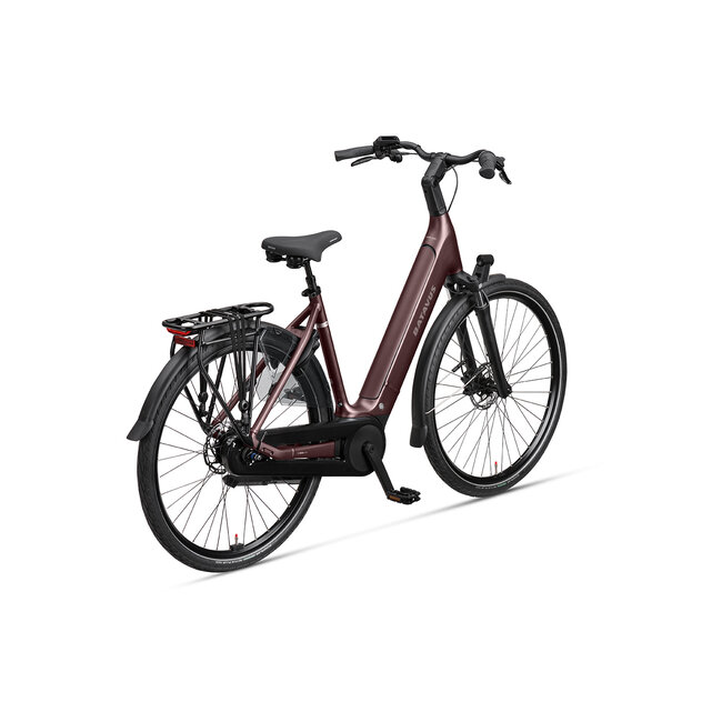 Batavus  Batavus Finez PT Flex accu Elektrische Damesfiets 8 Burgundy Red matt