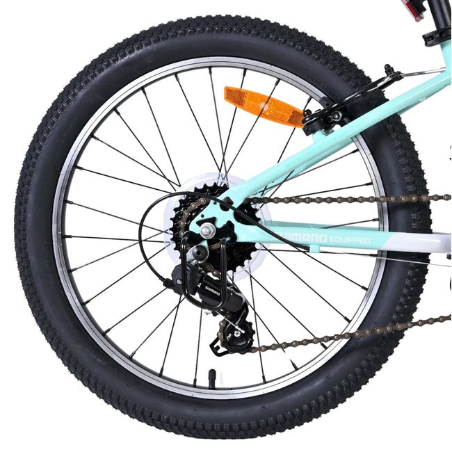 Volare fietsen Boost 20 inch 7 Speed /mintgroen
