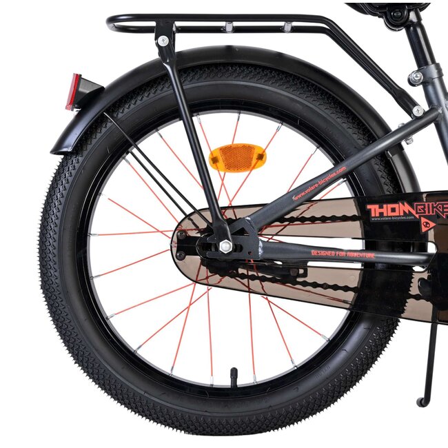 Volare fietsen Thombike jongensfiets 18 inch grijs