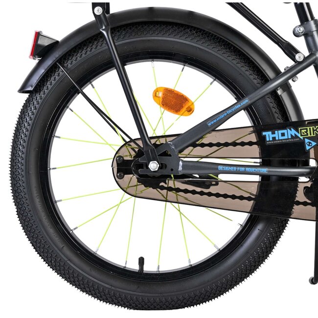 Volare fietsen Thombike jongensfiets 18 inch grijs