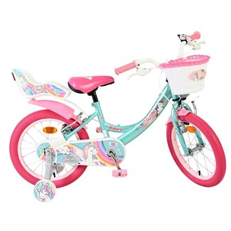 Volare Unicorn meisjesfiets 16 inch Twee Handremmen