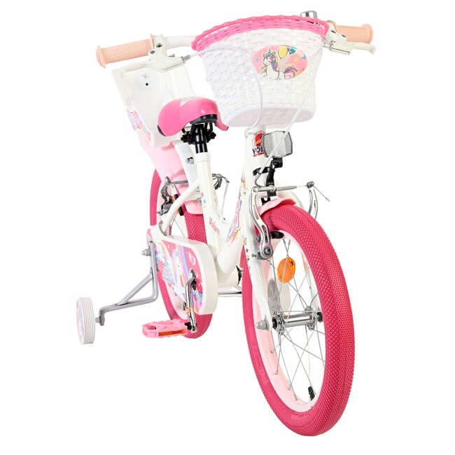Volare Unicorn meisjesfiets 16 inch Twee Handremmen