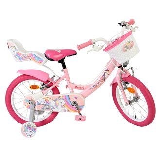 Volare Unicorn meisjesfiets 16 inch Twee Handremmen