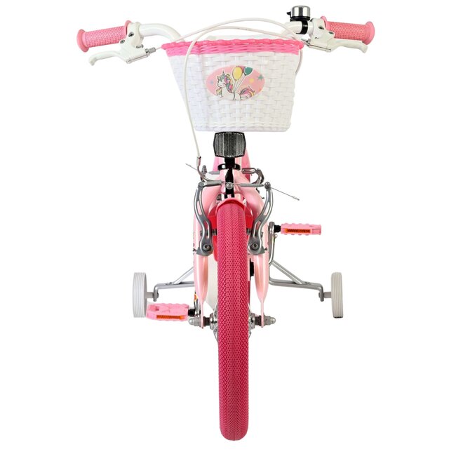 Volare fietsen Unicorn meisjesfiets 16 inch Twee Handremmen