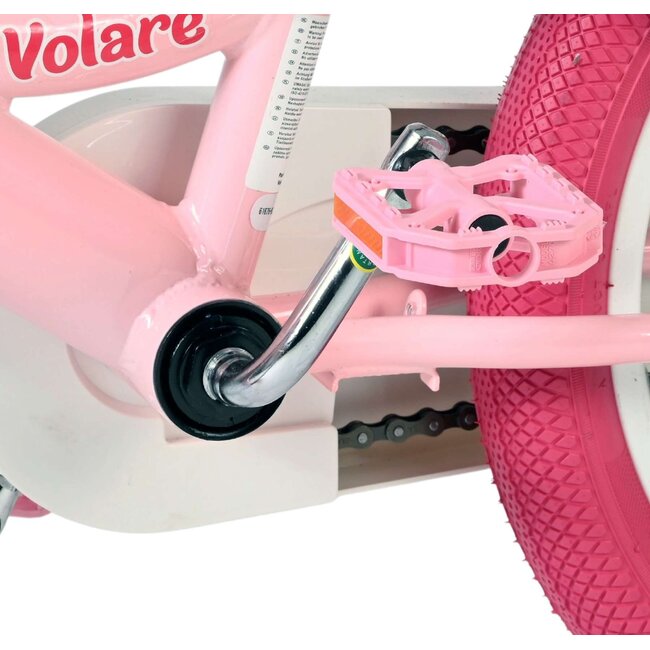 Volare fietsen Unicorn meisjesfiets 16 inch Twee Handremmen
