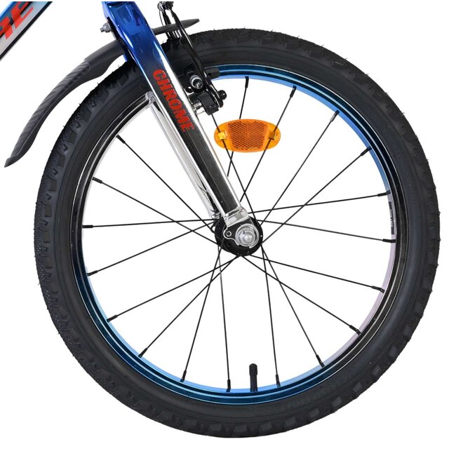 Volare Chrome jongensfiets 16 inch /zilver Twee Handremmen