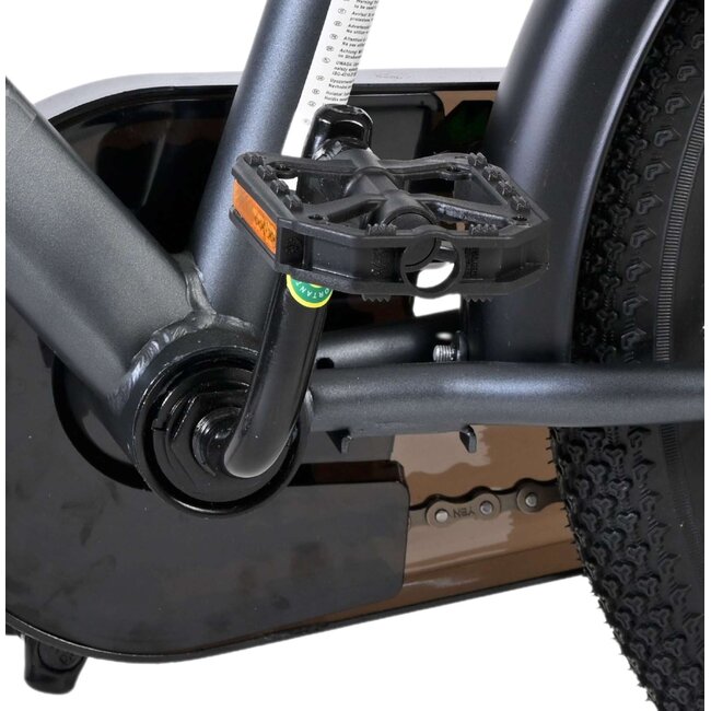 Volare fietsen Thombike jongensfiets 16 inch grijs