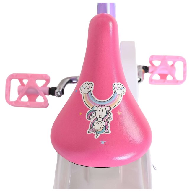 Volare Unicorn meisjesfiets 14 inch Twee Handremmen