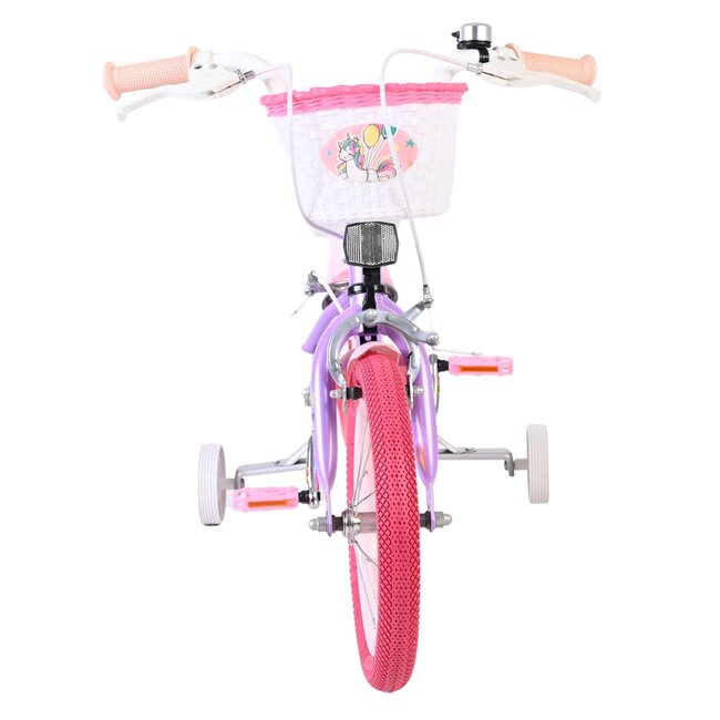 Volare Unicorn meisjesfiets 14 inch Twee Handremmen