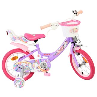 Volare fietsen Unicorn meisjesfiets 14 inch