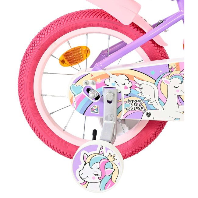 Volare Unicorn meisjesfiets 14 inch