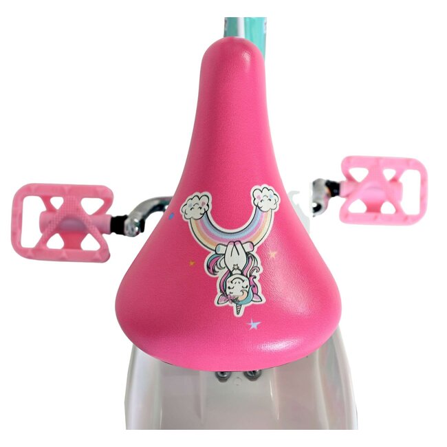 Volare Unicorn meisjesfiets 14 inch Twee Handremmen