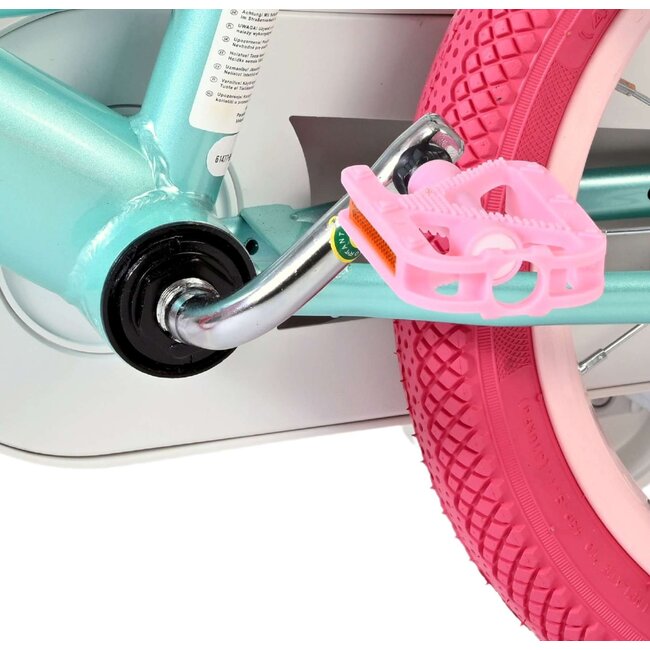 Volare Unicorn meisjesfiets 14 inch Twee Handremmen