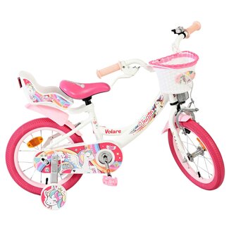 Volare fietsen Unicorn meisjesfiets 14 inch