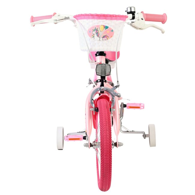 Volare Unicorn meisjesfiets 14 inch Twee Handremmen