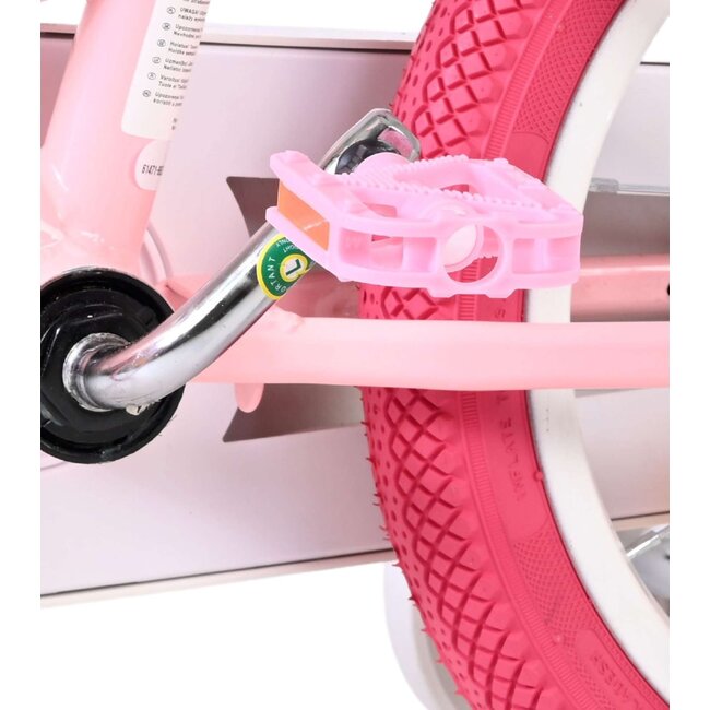 Volare Unicorn meisjesfiets 14 inch Twee Handremmen