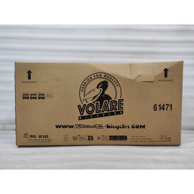 Volare Unicorn meisjesfiets 14 inch Twee Handremmen