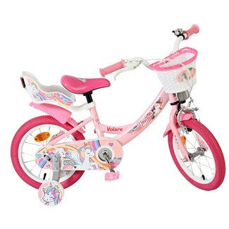 Volare fietsen Unicorn meisjesfiets 14 inch
