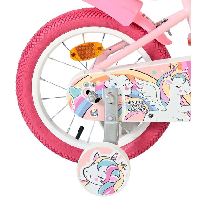 Volare fietsen Unicorn meisjesfiets 14 inch