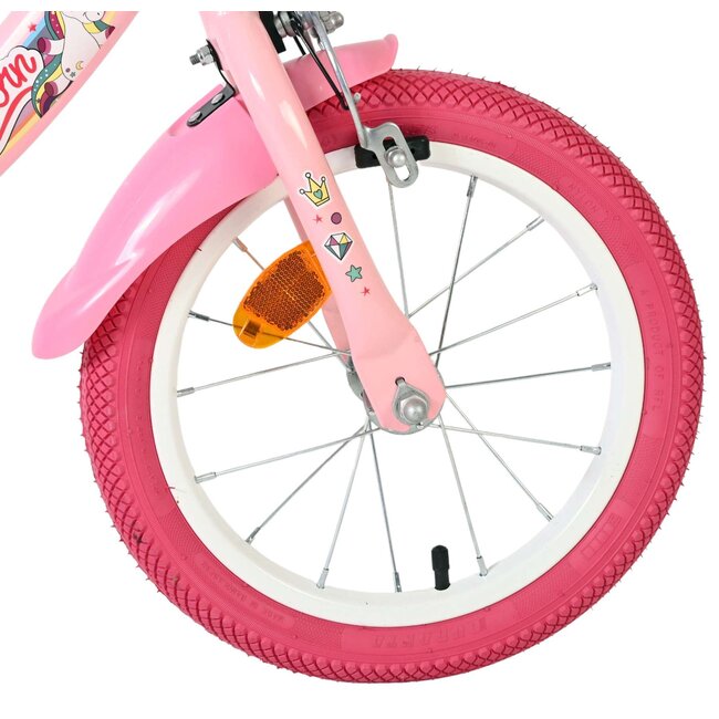 Volare fietsen Unicorn meisjesfiets 14 inch