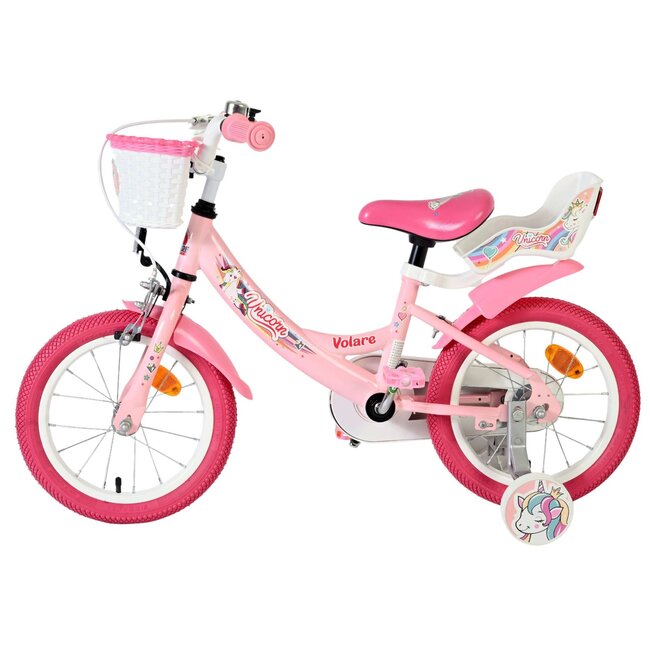 Volare fietsen Unicorn meisjesfiets 14 inch