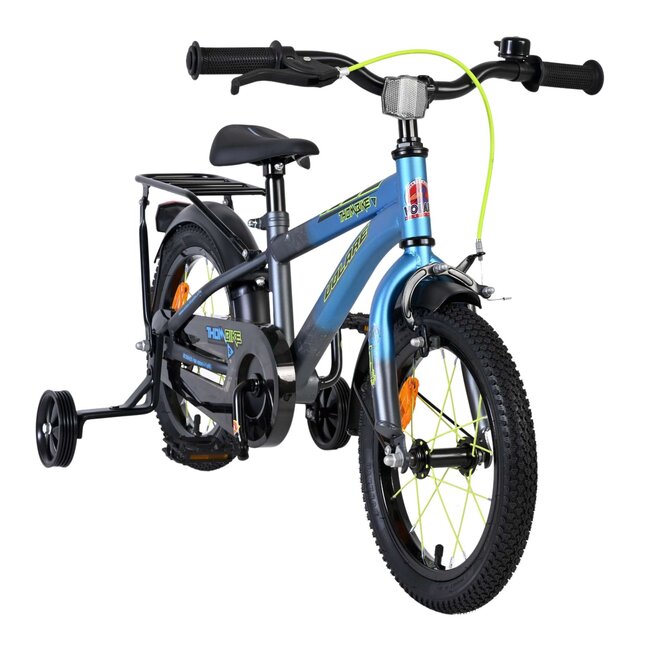 Volare fietsen Thombike jongensfiets 14 inch /grijs