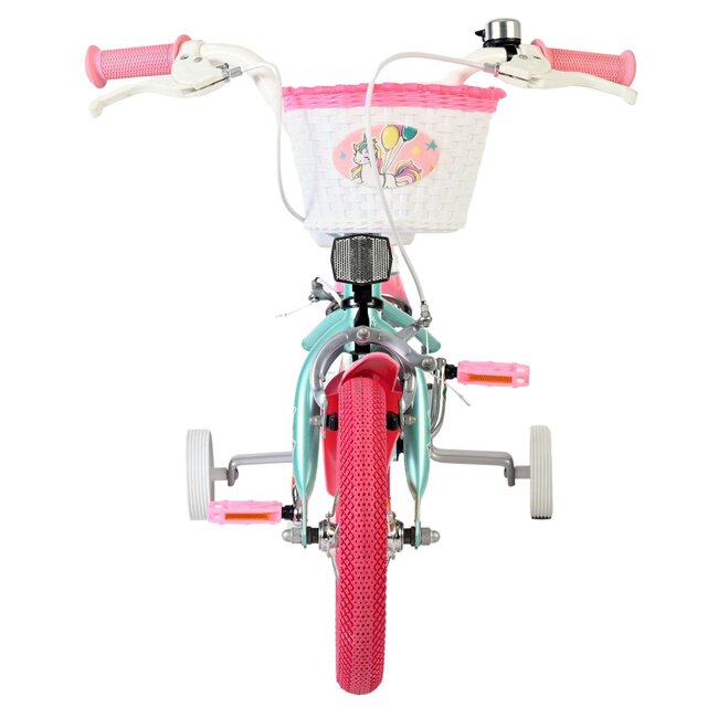 Volare Unicorn meisjesfiets 12 inch Twee handremmen