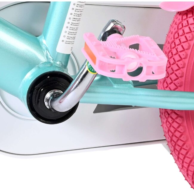 Volare Unicorn meisjesfiets 12 inch Twee handremmen