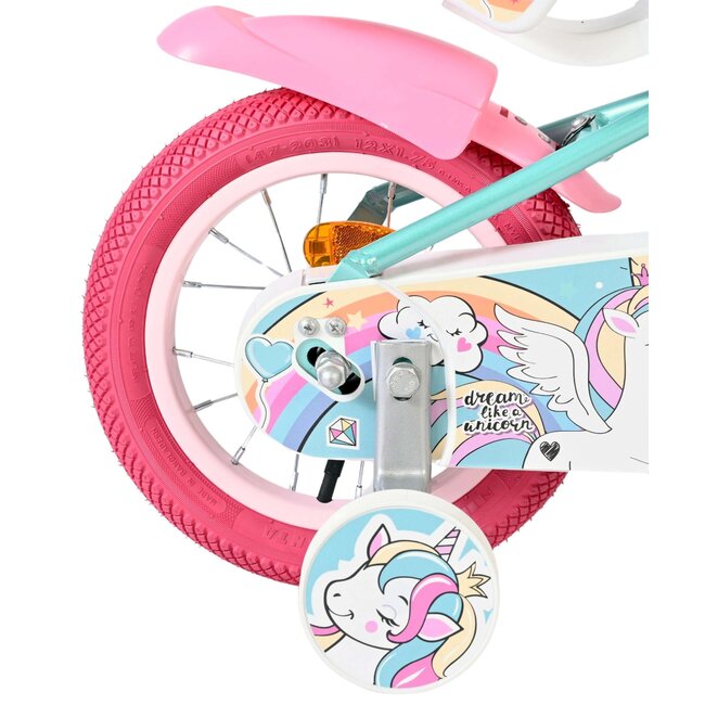 Volare Unicorn meisjesfiets 12 inch