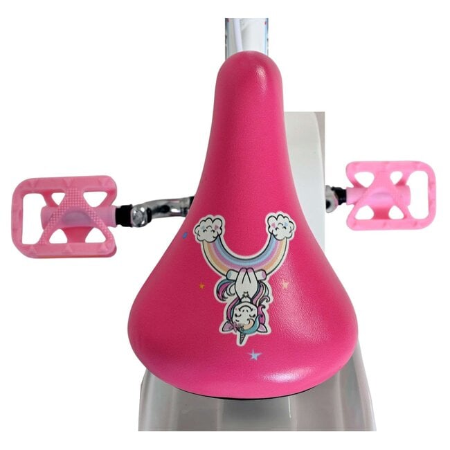 Volare Unicorn meisjesfiets 12 inch Twee handremmen